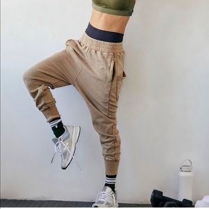 Free People "June Bug" Jogger Desert Sage